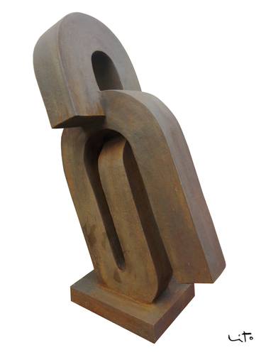 Original Abstract Sculpture by Lito Barreiro