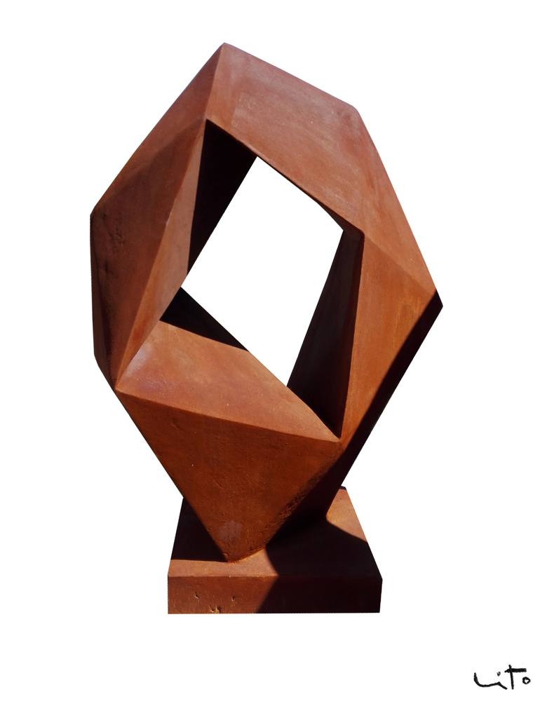 Original Minimalism Abstract Sculpture by Lito Barreiro