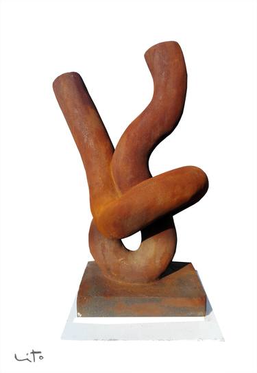 Original Abstract Sculpture by Lito Barreiro