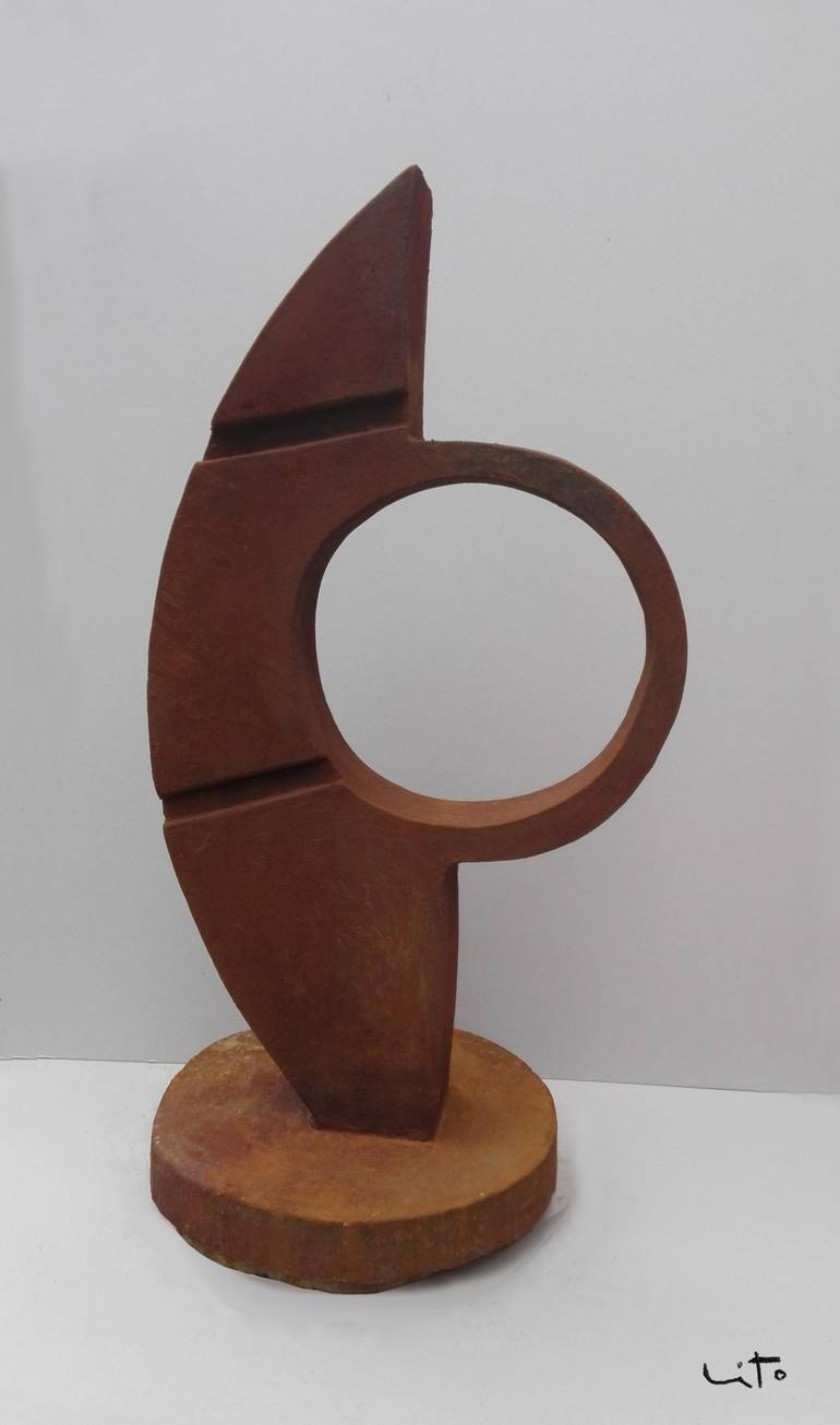 Original Abstract Expressionism Abstract Sculpture by Lito Barreiro