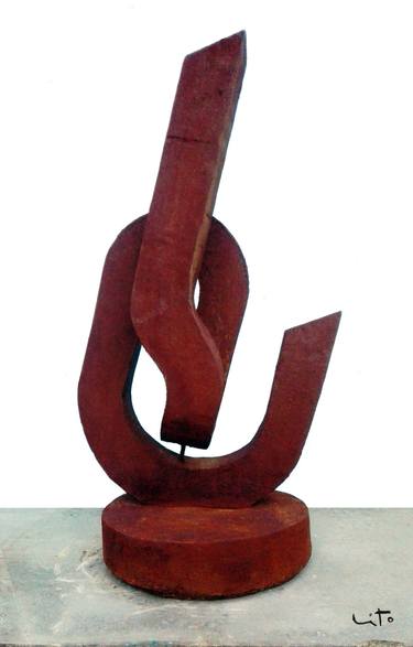 Original Abstract Sculpture by Lito Barreiro