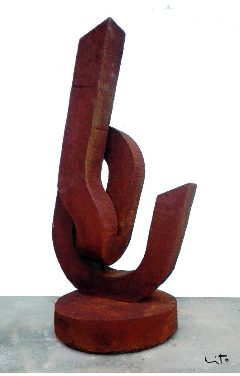 Original Abstract Sculpture by Lito Barreiro