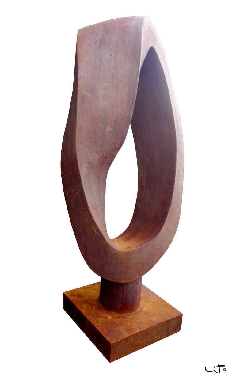 Original Abstract Expressionism Abstract Sculpture by Lito Barreiro