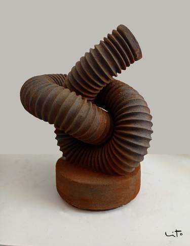 Original Expressionism Abstract Sculpture by Lito Barreiro