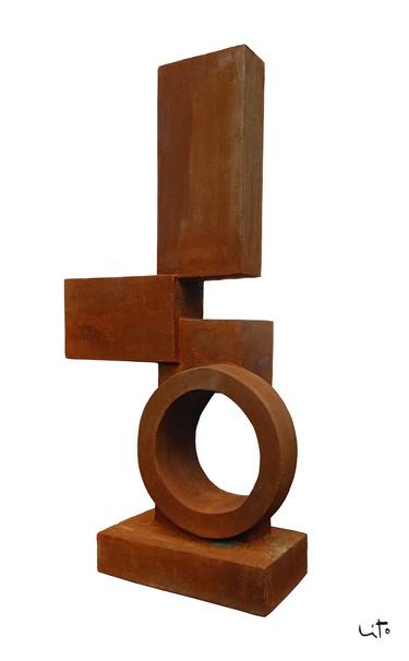 Original Abstract Sculpture by Lito Barreiro