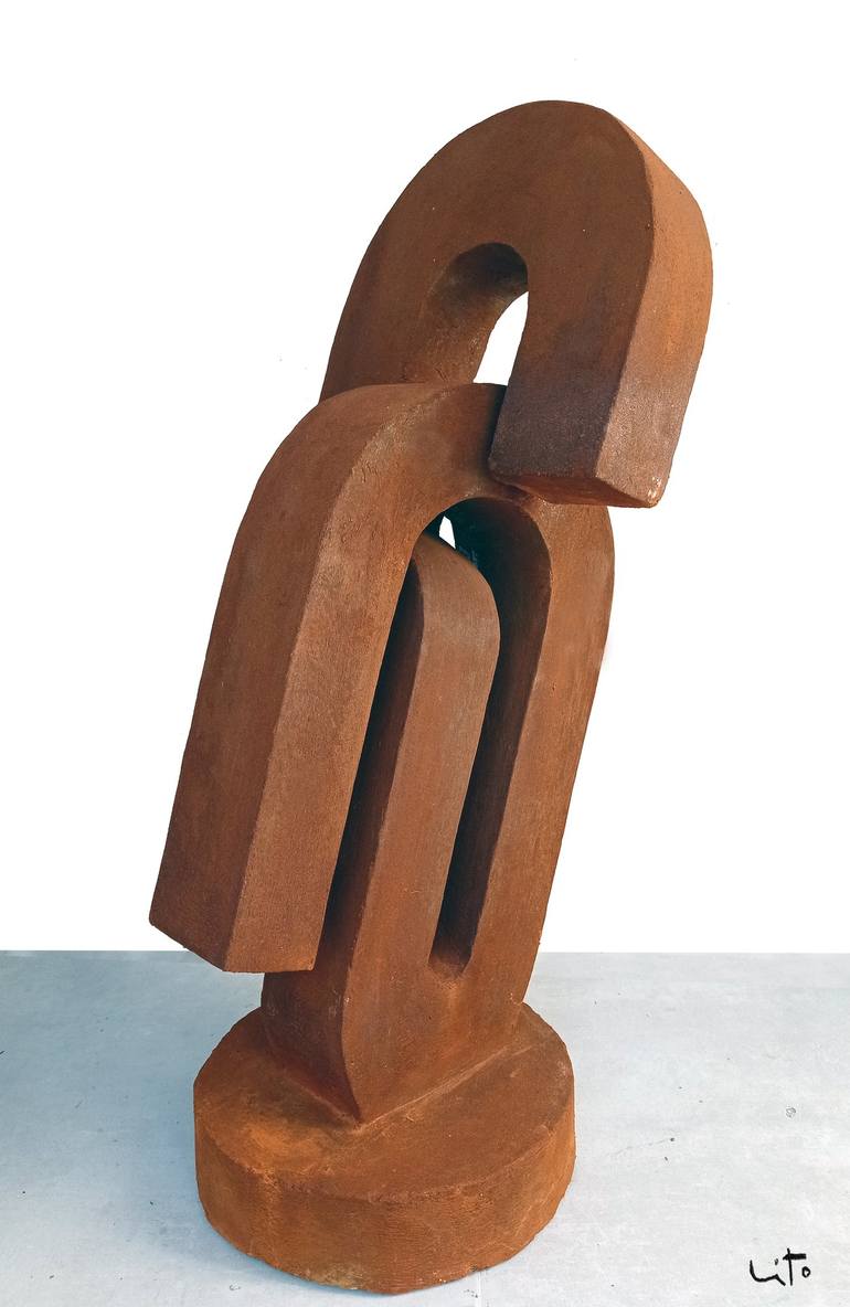 Original Expressionism Abstract Sculpture by Lito Barreiro