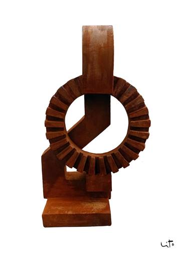 Original Expressionism Abstract Sculpture by Lito Barreiro