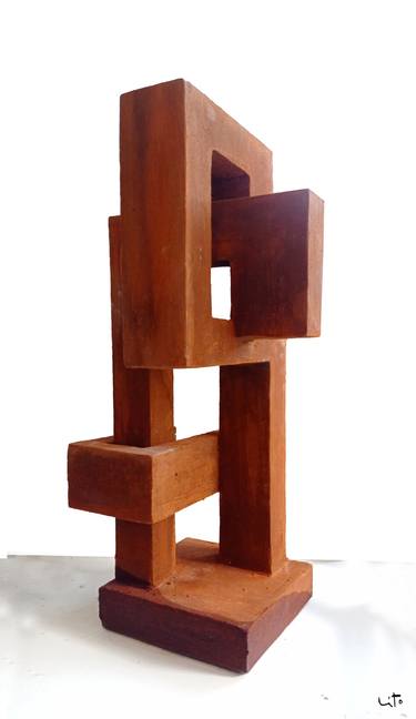 Original Minimalism Abstract Sculpture by Lito Barreiro