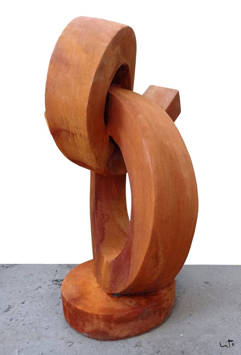 Original Abstract Sculpture by Lito Barreiro
