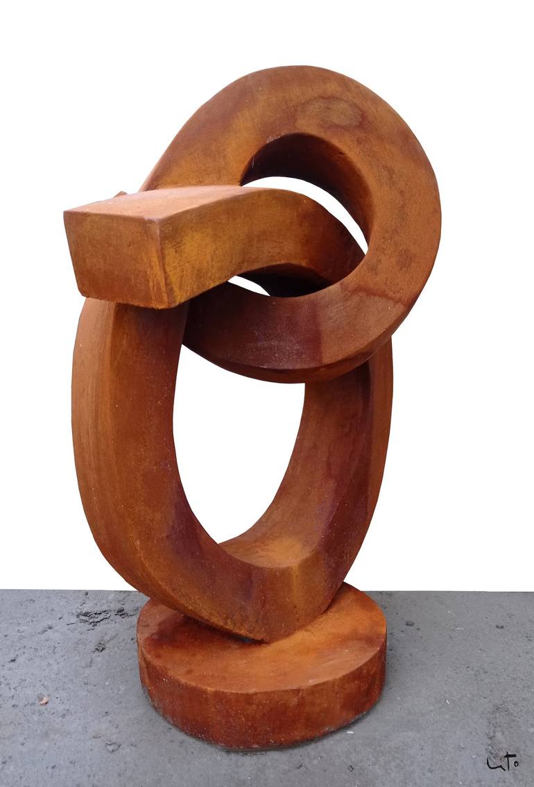 Original Abstract Sculpture by Lito Barreiro