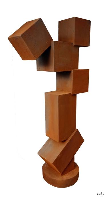 Original Expressionism Abstract Sculpture by Lito Barreiro