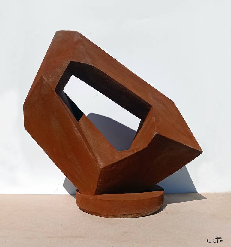 Original Abstract Expressionism Abstract Sculpture by Lito Barreiro