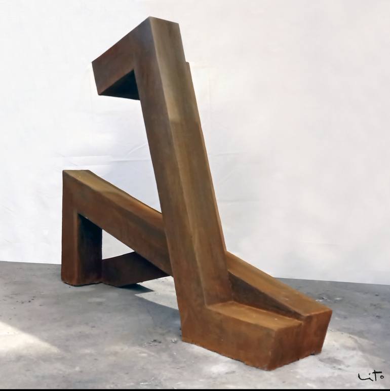 Original Abstract Sculpture by Lito Barreiro