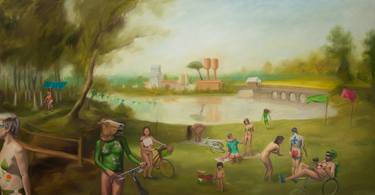 Original Conceptual World Culture Paintings by Krisztian Pall