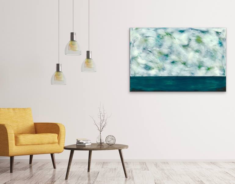 Original abstract landscape Abstract Painting by Tamera Abate