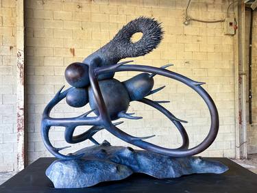 Saatchi Art Artist Ralph Paquin; Sculpture, “Defense Mechanism Against Those Who Destroy Souls for Profit” #art
