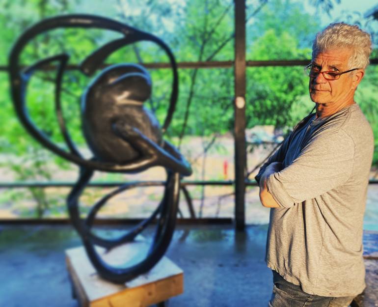 Original Abstract Expressionism Abstract Sculpture by Ralph Paquin