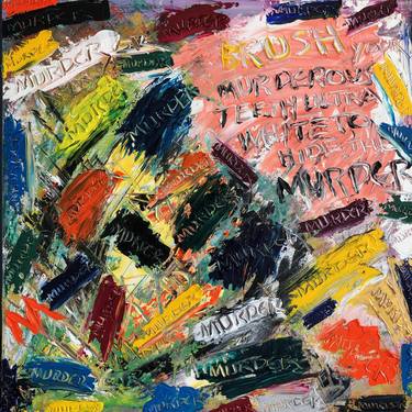 Original Conceptual Abstract Painting by Dominic Hiatt