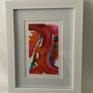 Red Curve   (framed)