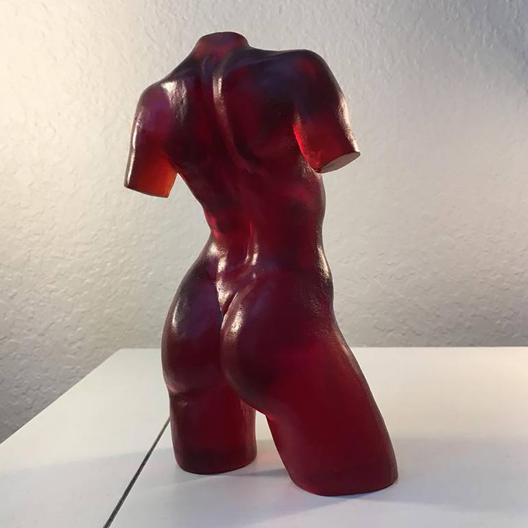 Original Figurative Nude Sculpture by Ehren Bienert