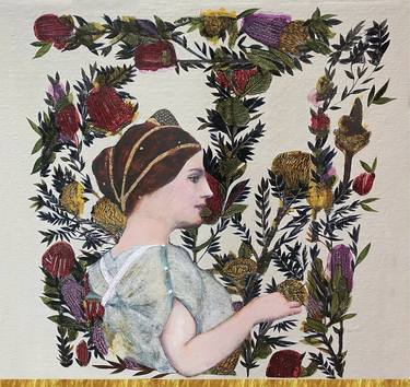Original Figurative Botanic Paintings by Karenina Fabrizzi