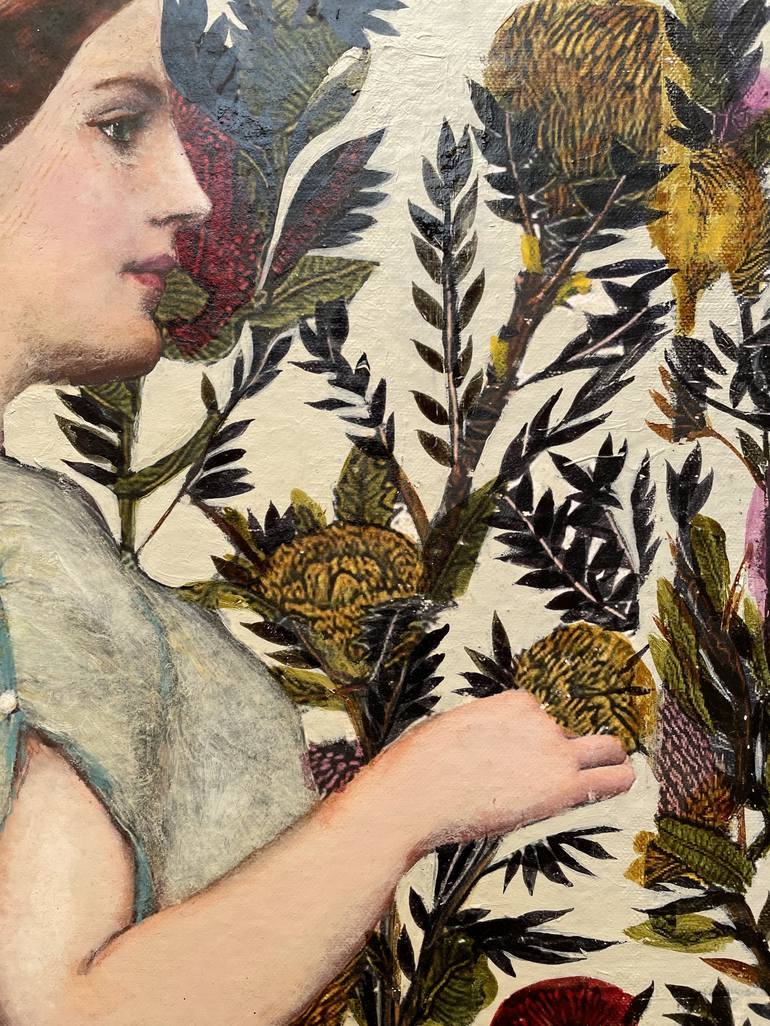 Original Figurative Botanic Painting by Karenina Fabrizzi
