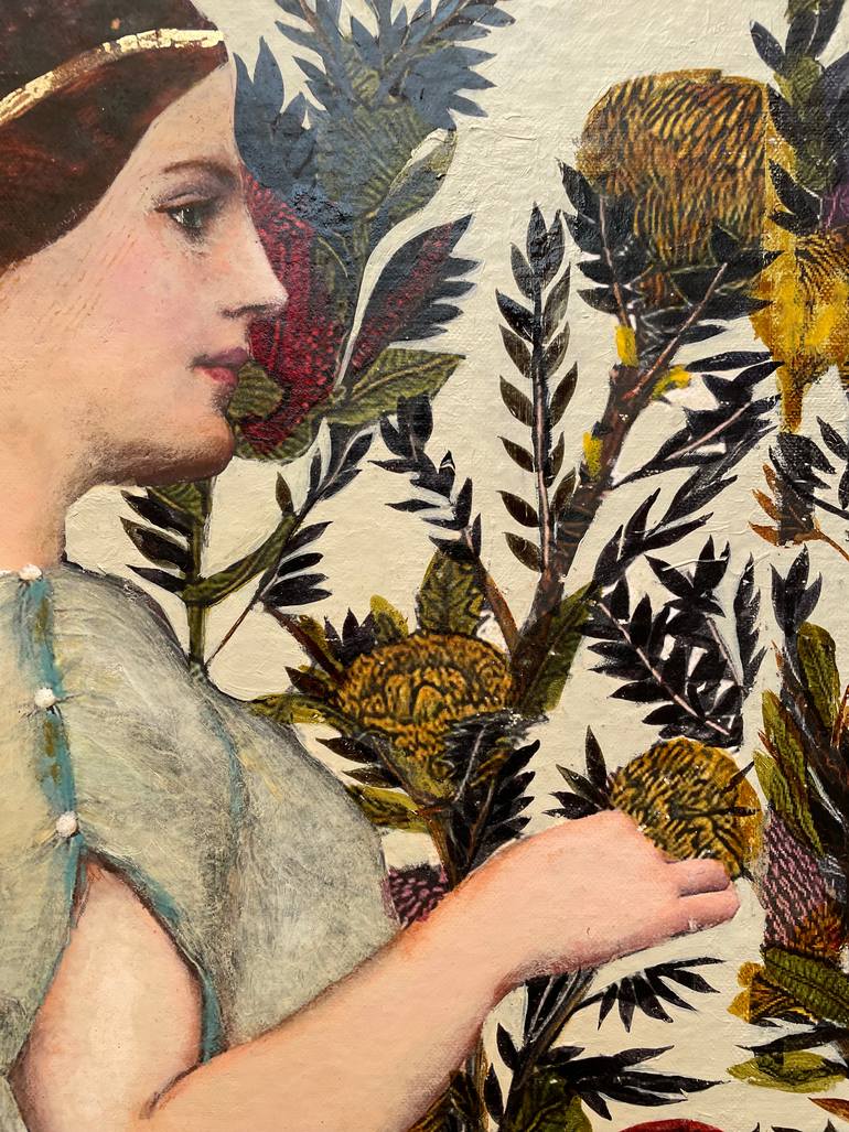 Original Expressionism Botanic Painting by Karenina Fabrizzi