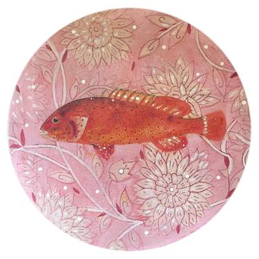 Print of Expressionism Fish Paintings by Karenina Fabrizzi