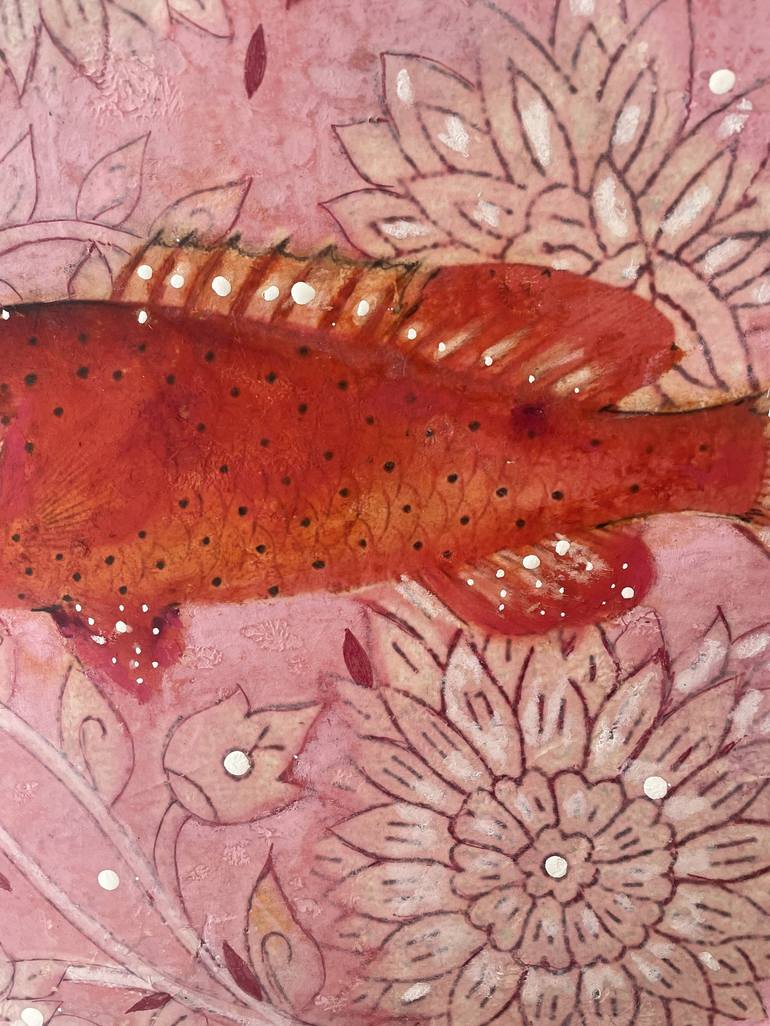 Original Fish Painting by Karenina Fabrizzi