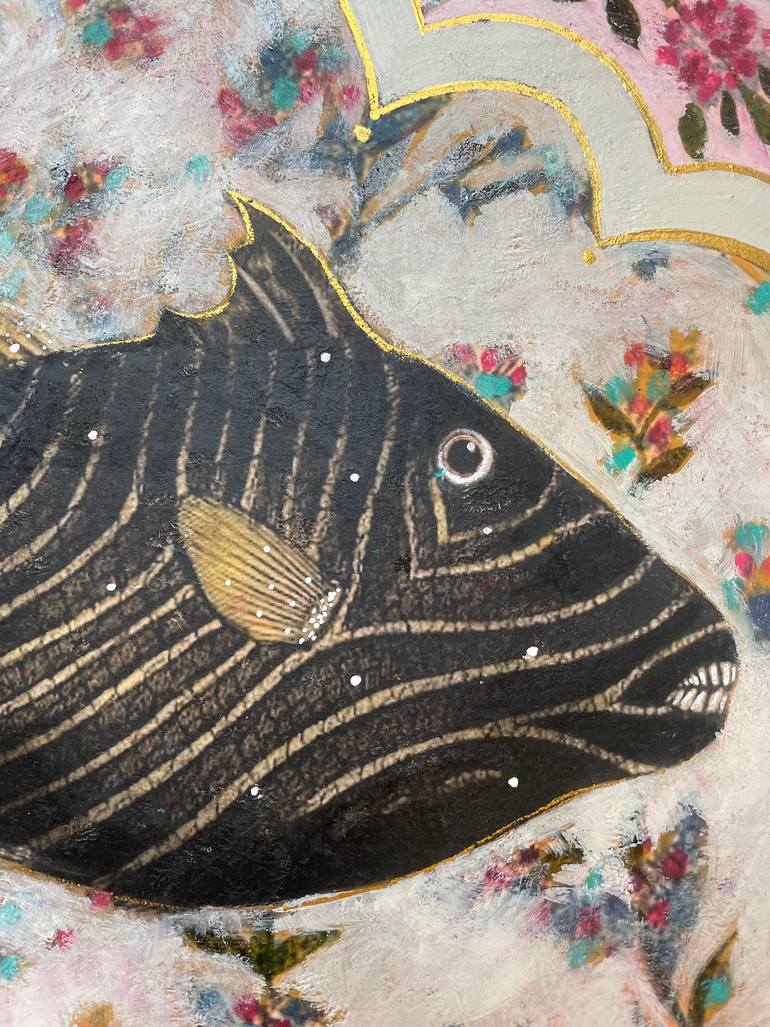 Original Surrealism Animal Painting by Karenina Fabrizzi