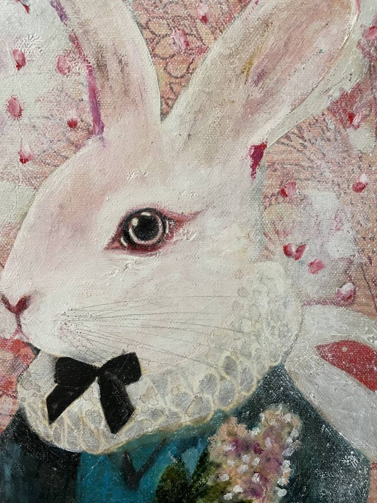 Original Expressionism Animal Painting by Karenina Fabrizzi
