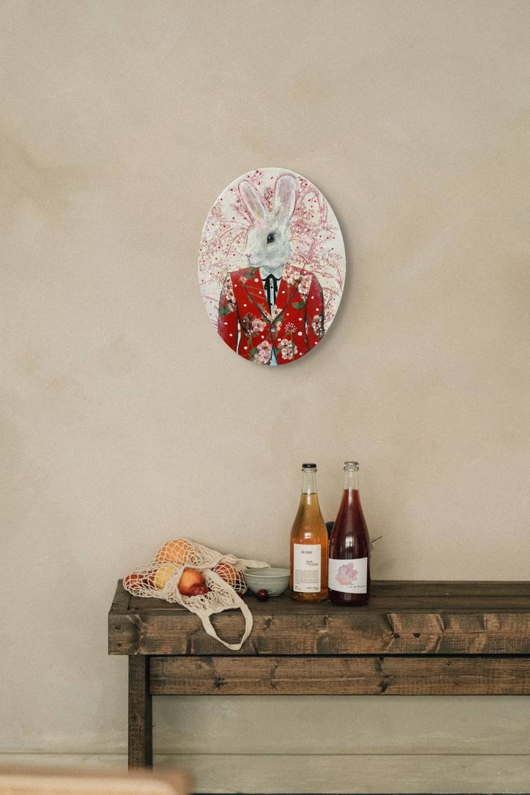 Original Portraiture Animal Painting by Karenina Fabrizzi