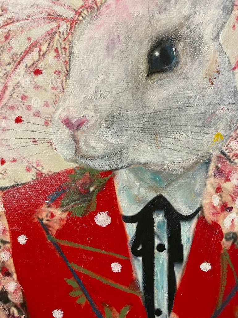 Original Portraiture Animal Painting by Karenina Fabrizzi