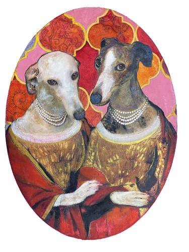 Original Surrealism Animal Paintings by Karenina Fabrizzi