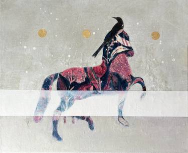 Original Surrealism Horse Paintings by Karenina Fabrizzi