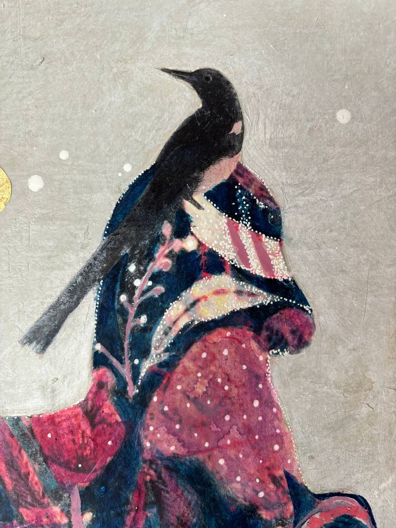 Original Surrealism Horse Painting by Karenina Fabrizzi