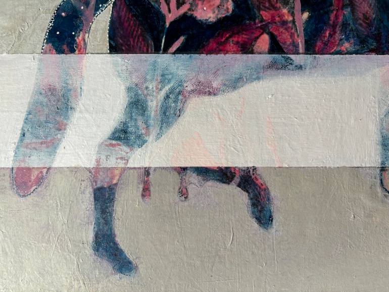 Original Surrealism Horse Painting by Karenina Fabrizzi