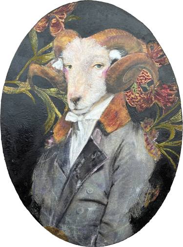 Original Art Deco Animal Paintings by Karenina Fabrizzi