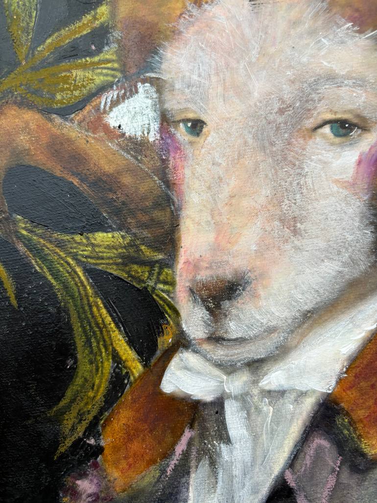 Original Art Deco Animal Painting by Karenina Fabrizzi