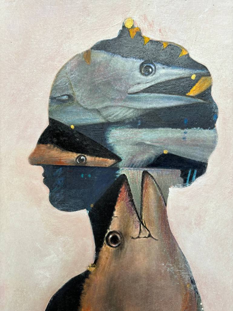 Original Contemporary Body Drawing by Karenina Fabrizzi