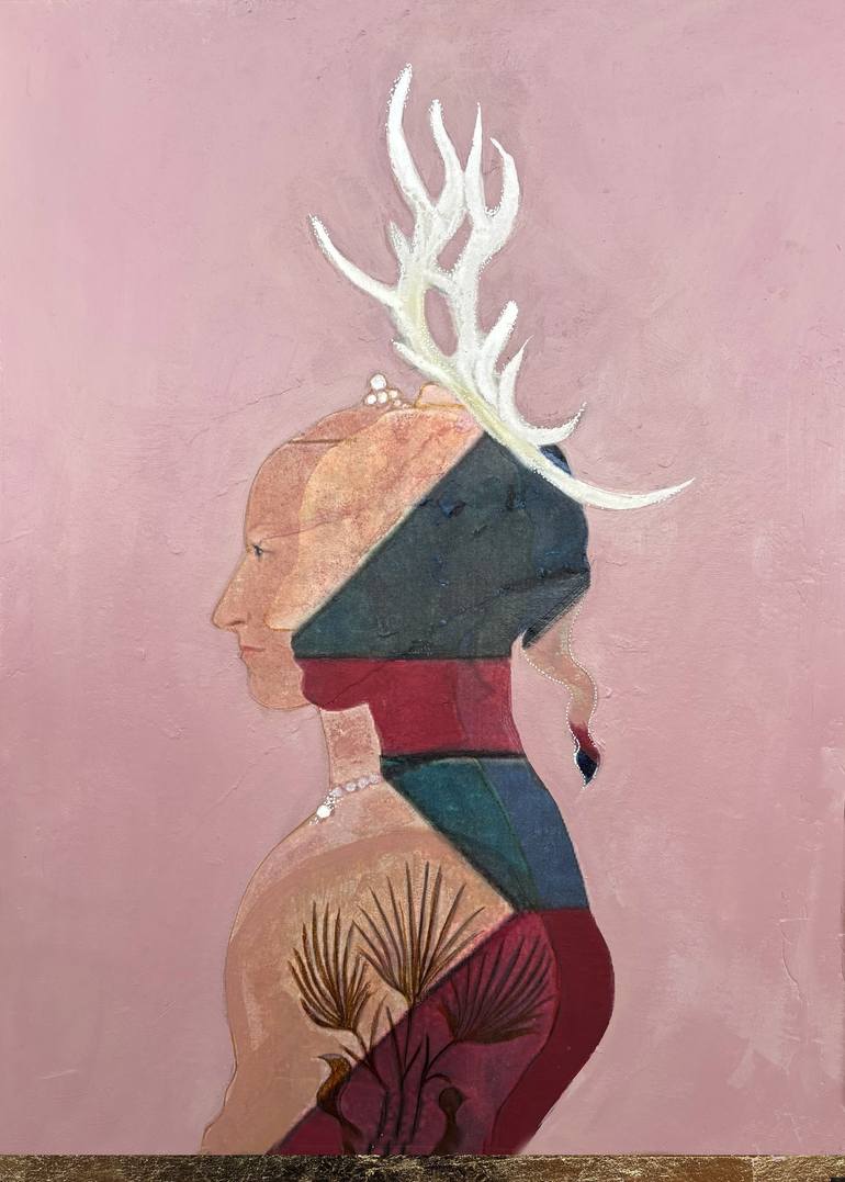 Original Surrealism Body Drawings by Karenina Fabrizzi