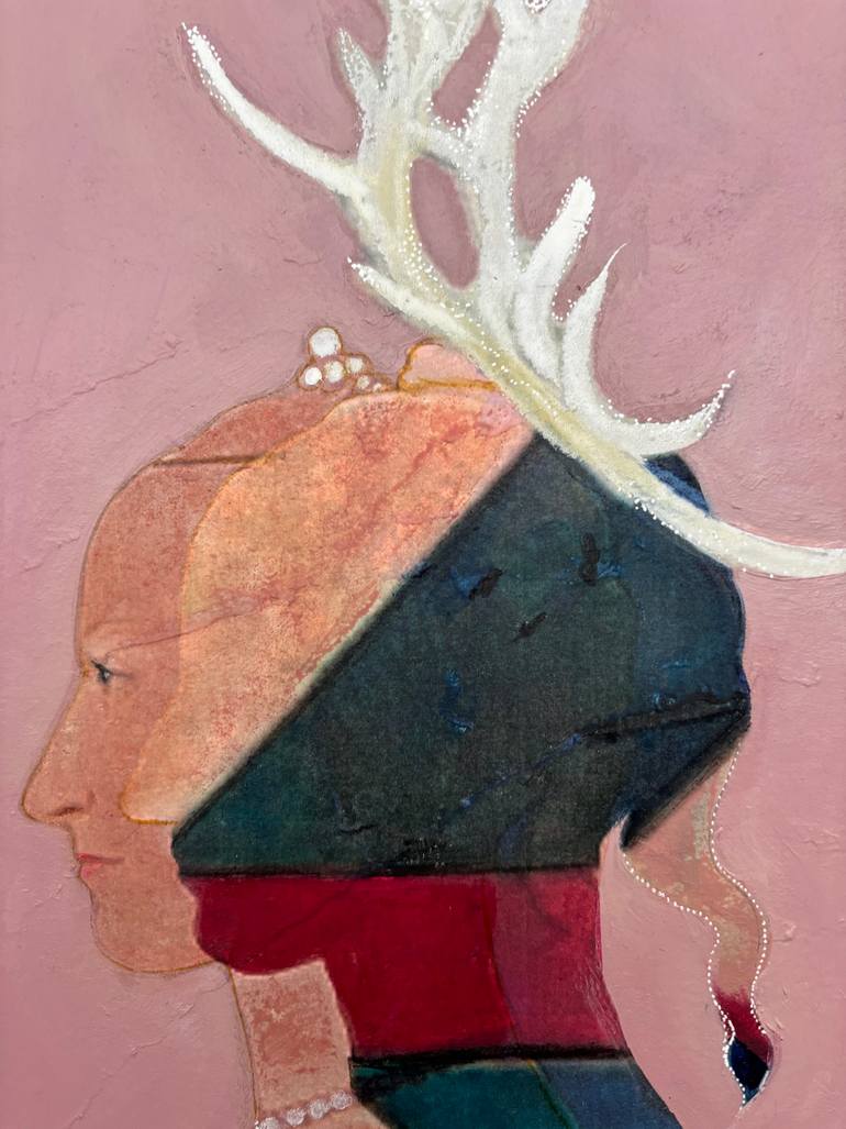 Original Surrealism Body Drawing by Karenina Fabrizzi