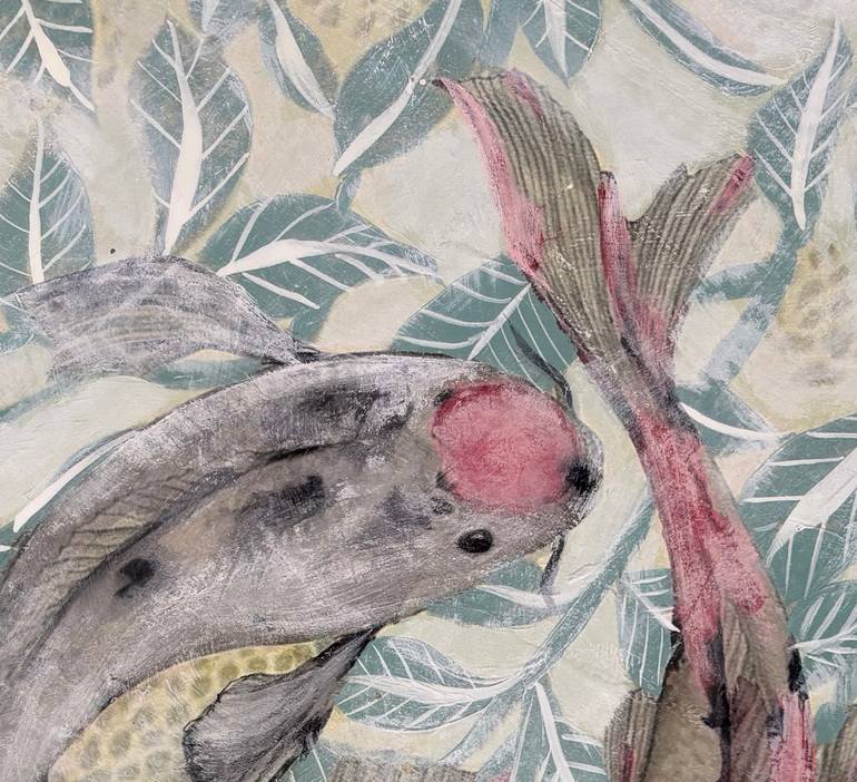 Original Color Field Painting Animal Painting by Karenina Fabrizzi