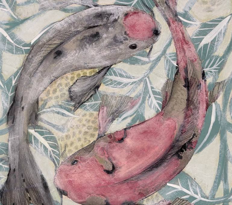 Original Color Field Painting Animal Painting by Karenina Fabrizzi