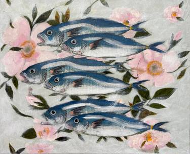 Original Surrealism Animal Painting by Karenina Fabrizzi