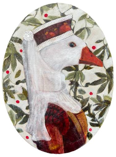 Original Art Nouveau Animal Paintings by Karenina Fabrizzi