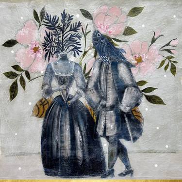 Original Surrealism Animal Painting by Karenina Fabrizzi