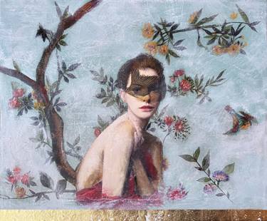 Original Figurative Women Painting by Karenina Fabrizzi