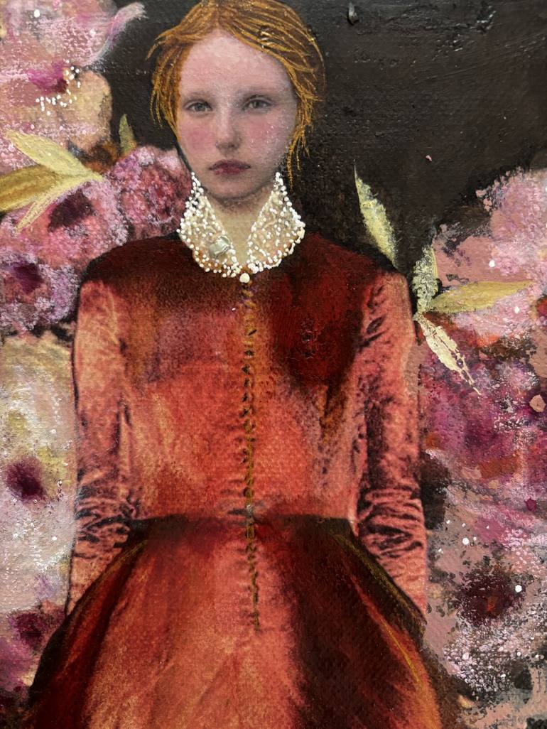 Original Romanticism Fashion Painting by Karenina Fabrizzi