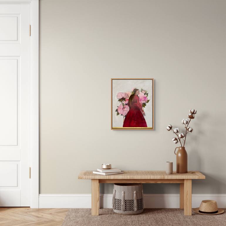 Original Figurative Floral Painting by Karenina Fabrizzi